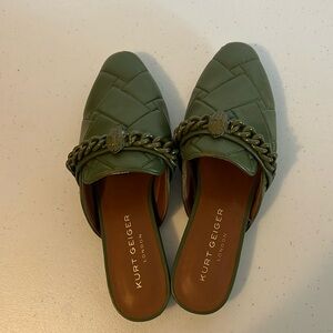 NWOT Kurt Geiger Quilted Mules — size 8 US/39 EU